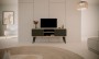 Szafka RTV Toronto 120 cm | Dąb artisan + czarny