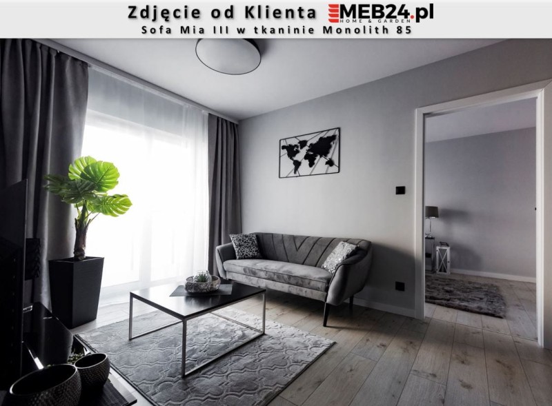 Sofa Mia III w stylu skandynawskim - zdjęcie od klienta