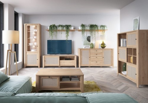 Zestaw mebli do salonu Parilla Z02 jackson hickory/amadeus