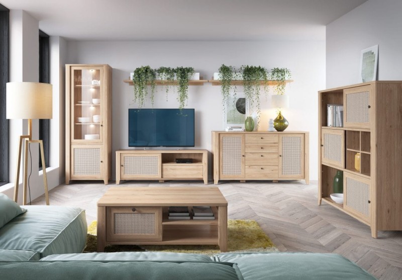 Zestaw mebli do salonu Parilla Z02 jackson hickory/amadeus