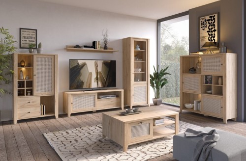 Zestaw mebli do salonu Parilla Z03 jackson hickory/amadeus