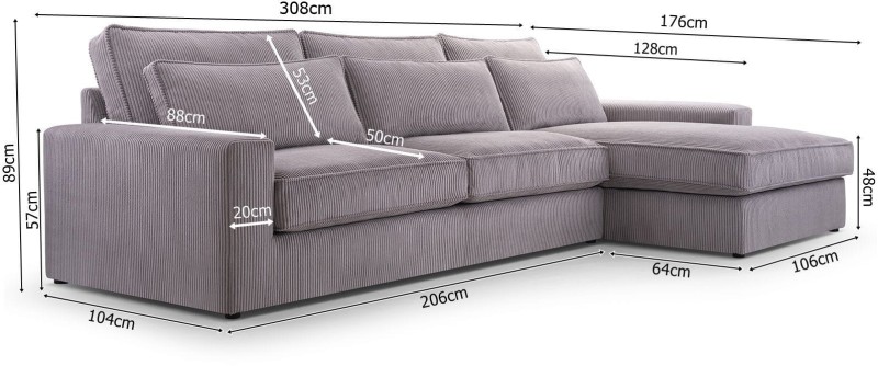 Narożnik tapicerowany Cleo