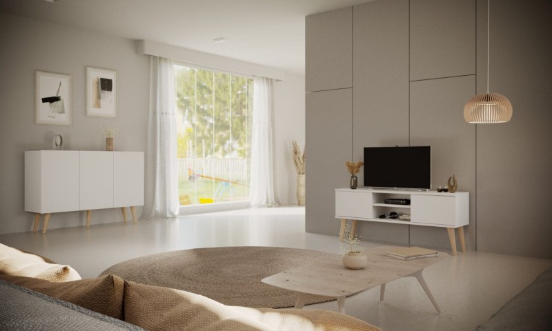 Komoda Toronto 120 cm | Biały