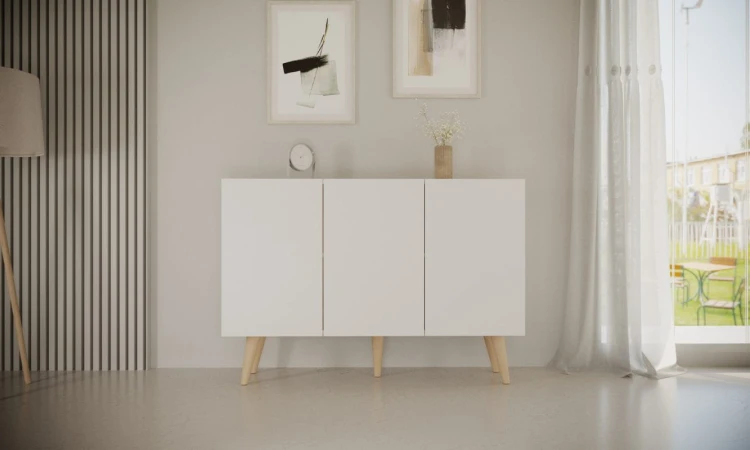 Komoda Toronto 120 cm | Biały
