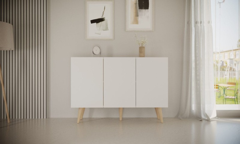 Komoda Toronto 120 cm | Biały