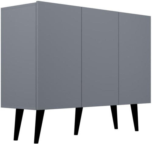 Komoda Toronto 120 cm | Szary chinchilla