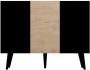 Komoda Toronto 120 cm | Dąb artisan + czarny