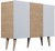 Komoda Toronto 120 cm | Dąb artisan + biały