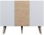 Komoda Toronto 120 cm | Dąb artisan + biały