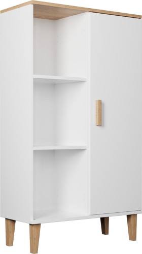 Regał Denver | Biały + hikora