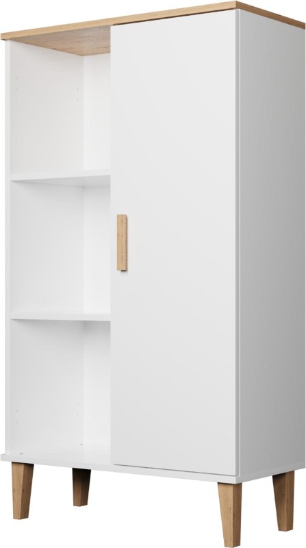 Regał Denver | Biały + hikora