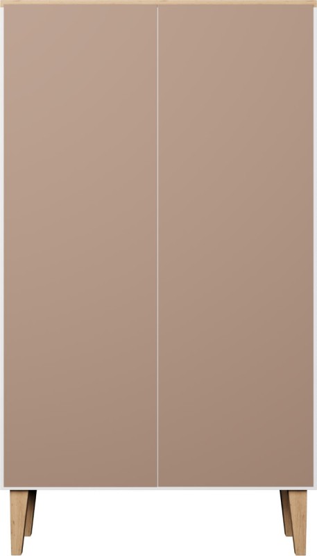 Regał Denver | Biały + hikora