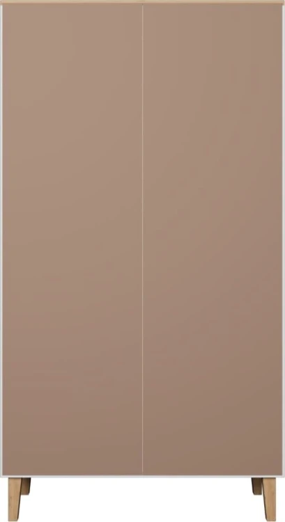 Szafa Denver 100 cm | Biały + hikora