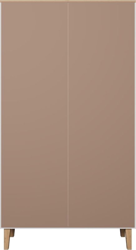 Szafa Denver 100 cm | Biały + hikora