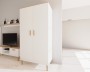 Szafa Denver 100 cm | Biały + hikora