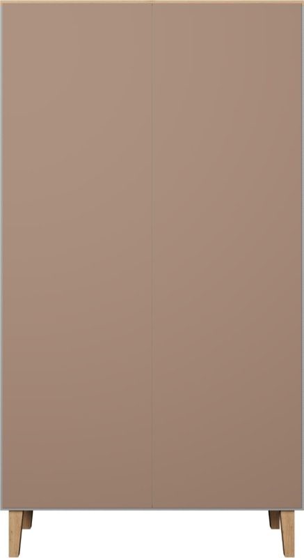 Szafa Denver 100 cm | Szary chinchilla + hikora