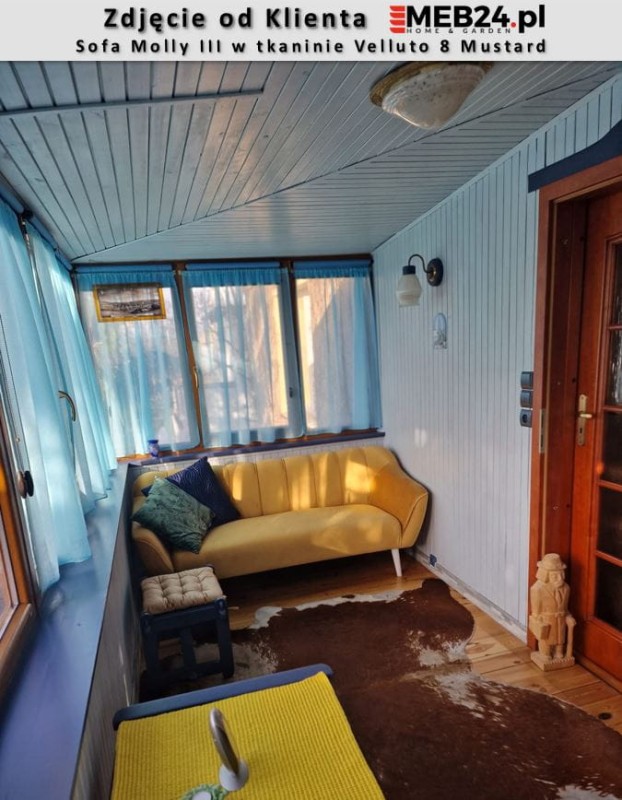 Sofa Molly III w stylu skandynawskim - zdjęcie od klienta