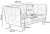 Sofa tapicerowana Ruby II w stylu skandynawskim - wymiary