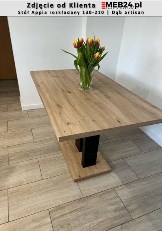Stół Appia rozkładany 130-210 mix  - zdjęcie od klienta