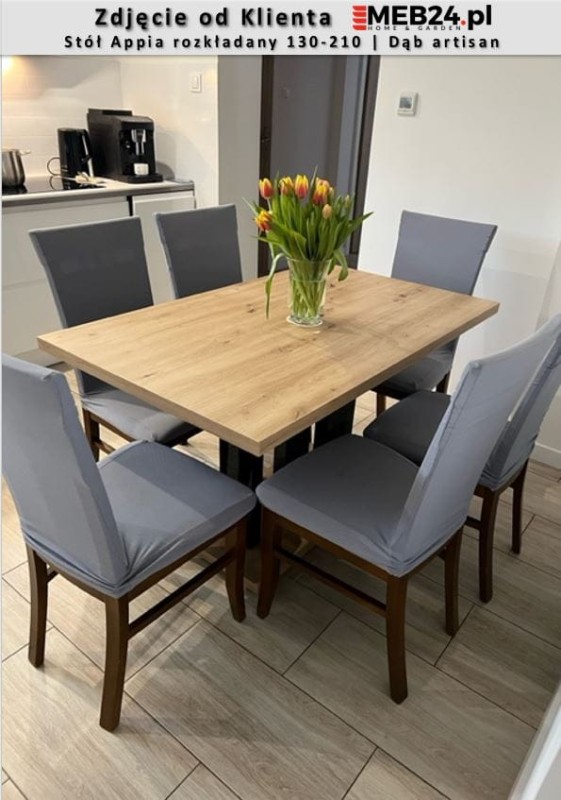 Stół Appia rozkładany 130-210 mix  - zdjęcie od klienta
