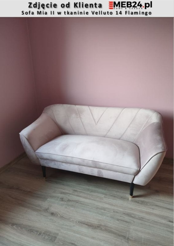 Sofa Mia II w stylu skandynawskim - zdjęcie od klienta