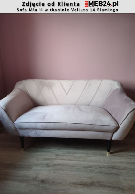 Sofa Mia II w stylu skandynawskim - zdjęcie od klienta