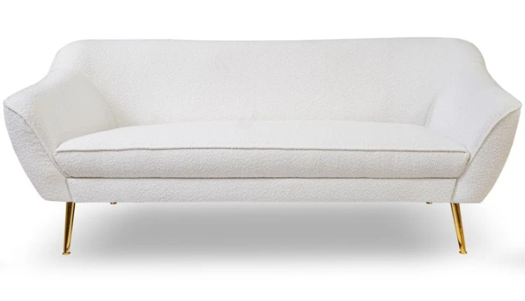 Sofa tapicerowana Bea IV tkanina boucle baranek