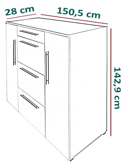 Komoda na buty Bamako