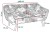 Sofa tapicerowana Poly II w stylu skandynawskim