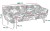 Sofa tapicerowana Poly III w stylu skandynawskim