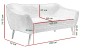 Sofa tapicerowana Bea IV tkanina boucle baranek