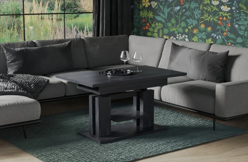 Ławostół Iso rozkładany 110-170 Ciemny beton