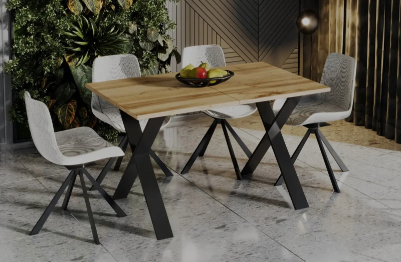 Stół X rozkładany 130-210 wotan