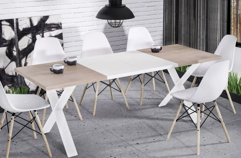 Stół X rozkładany 130-210 mix