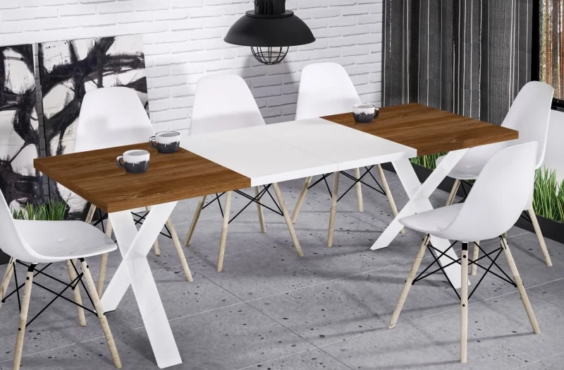 Stół X rozkładany 130-210 mix  stirling