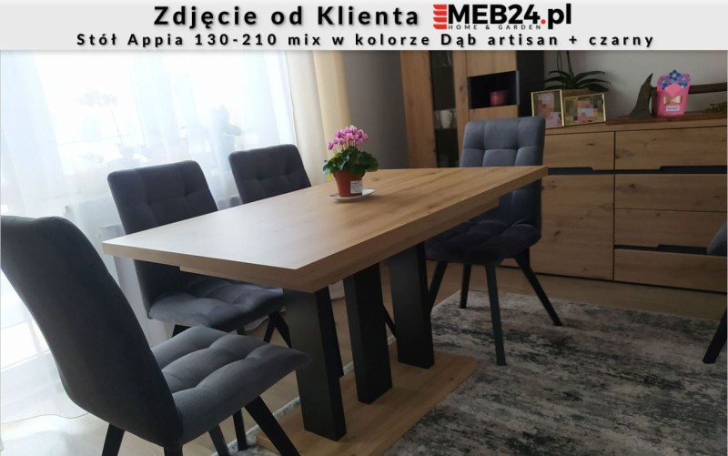 Stół Appia rozkładany 130-210 mix - zdjęcie od klineta