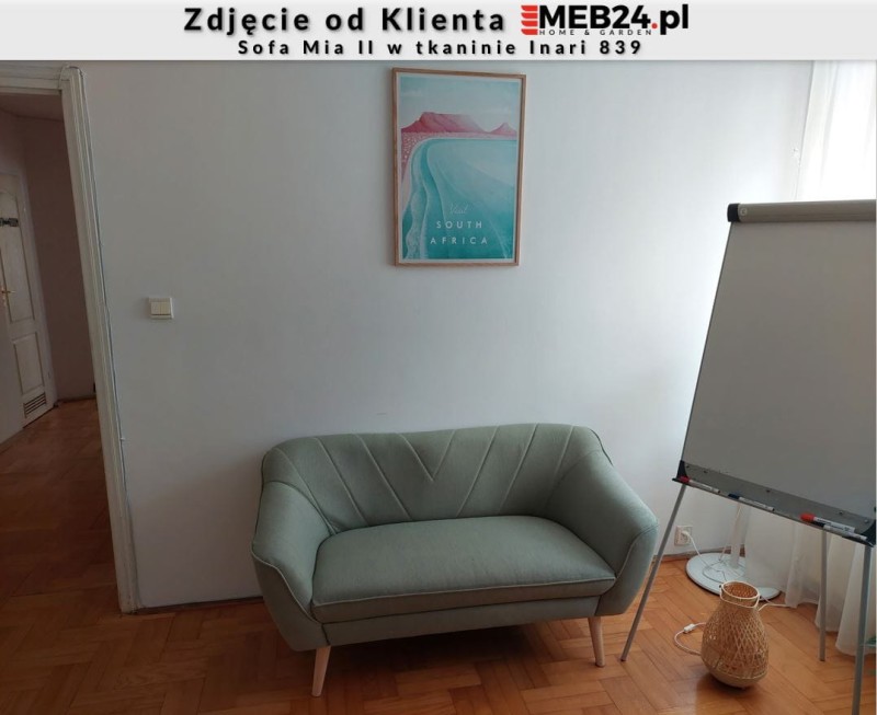 Sofa Mia II w stylu skandynawskim - zdjęcie od klienta
