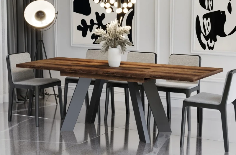 Stół Como rozkładany 130-210 kolor dąb monastery