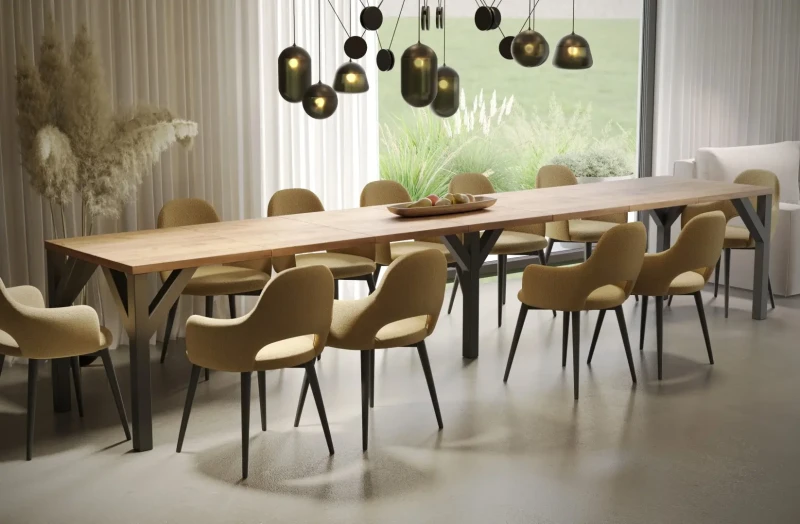 Stół Dunaj rozkładany 130-240 dąb craft