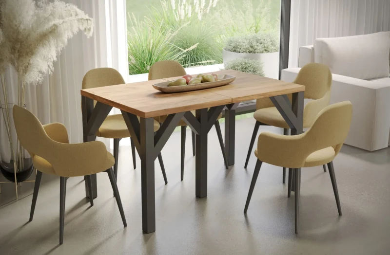 Stół Dunaj rozkładany 130-240 craft