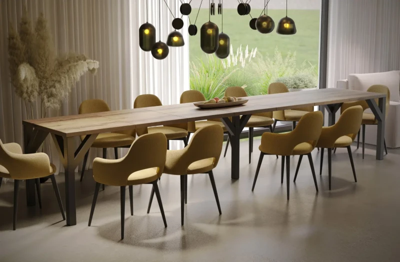 Stół Dunaj rozkładany 130-405 dąb monastery