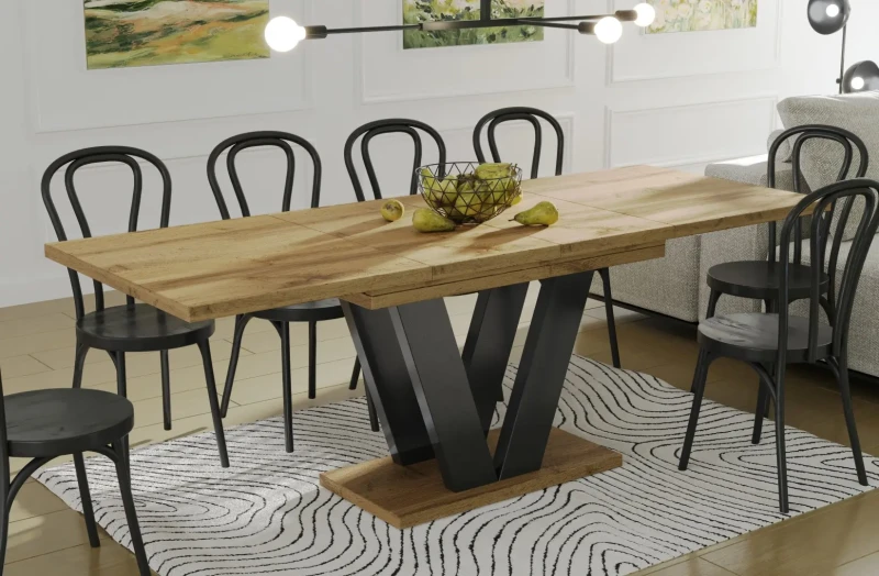 Stół Lara rozkładany 130-210 dąb wotan