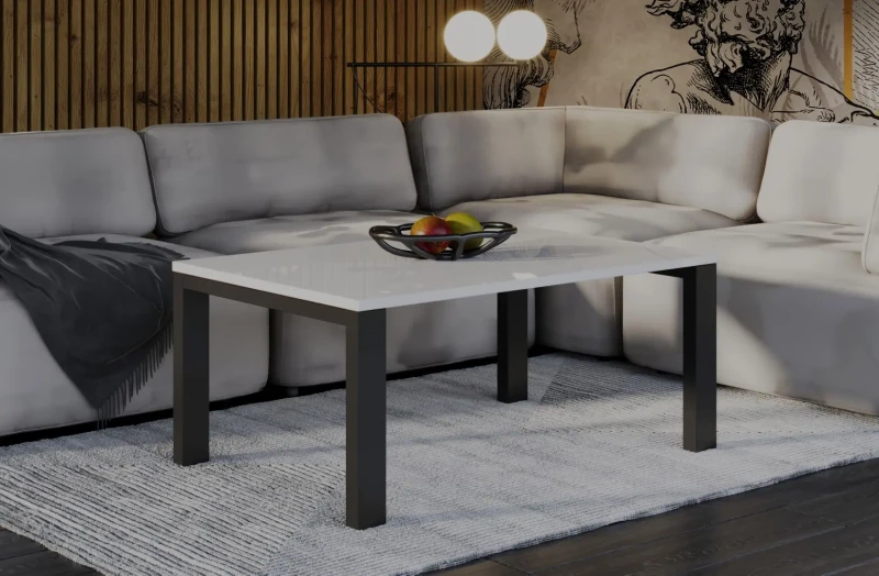 Ława Garold 120 biały połysk