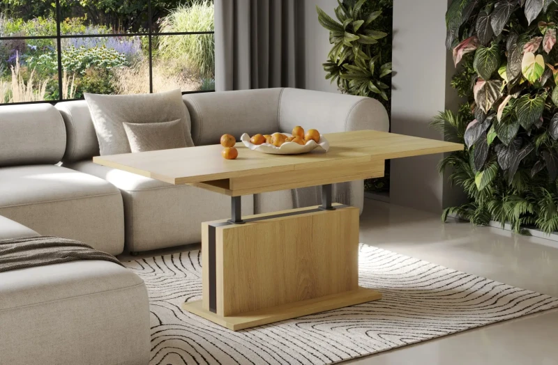 Ławostół Solaris rozkładany 110-170  dąb natura