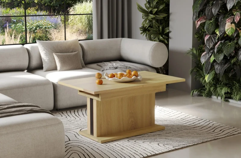 Ławostół Solaris rozkładany 110-170  natura