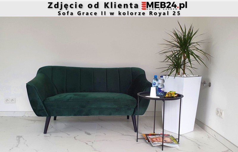 Sofa tapicerowana Grace II w stylu skandynawskim
