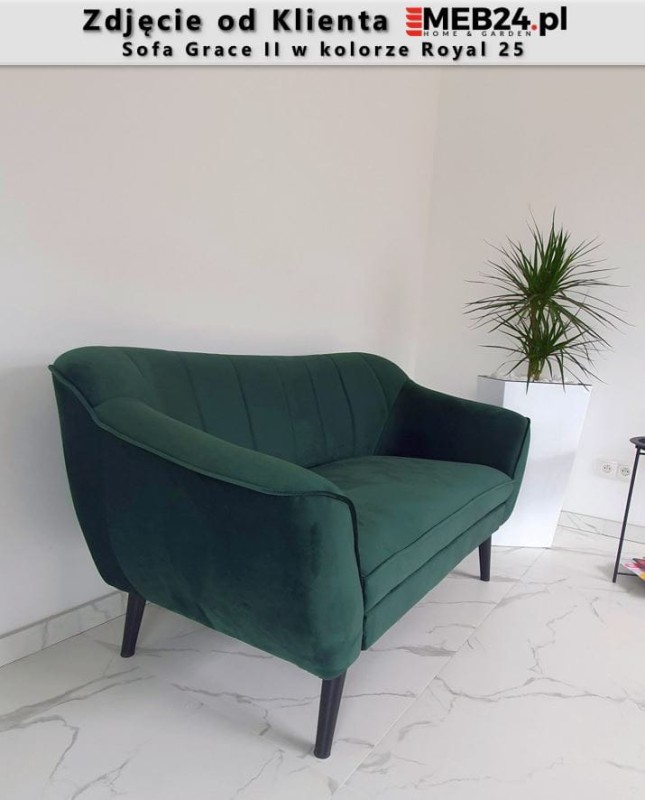 Sofa tapicerowana Grace II w stylu skandynawskim