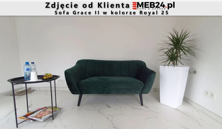 Sofa tapicerowana Grace II w stylu skandynawskim