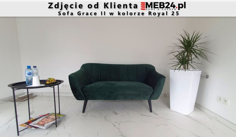 Sofa tapicerowana Grace II w stylu skandynawskim