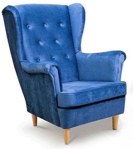 Fotel uszak Lily Royal w stylu skandynawskim 48H